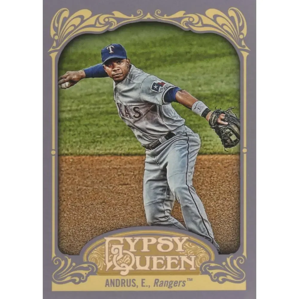 2012 Topps Gypsy Queen Elvis Andrus # 146 Texas Rangers